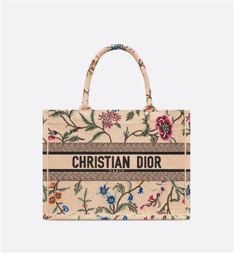 floral dior tote|Dior shopping tote.